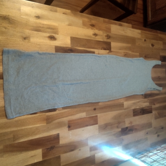 H&M ankle tank summer dress, heather gray - Picture 3 of 4